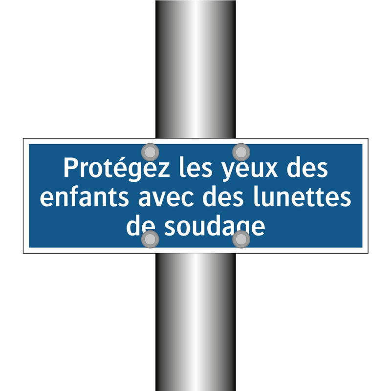Protégez les yeux des enfants avec des lunettes de soudage