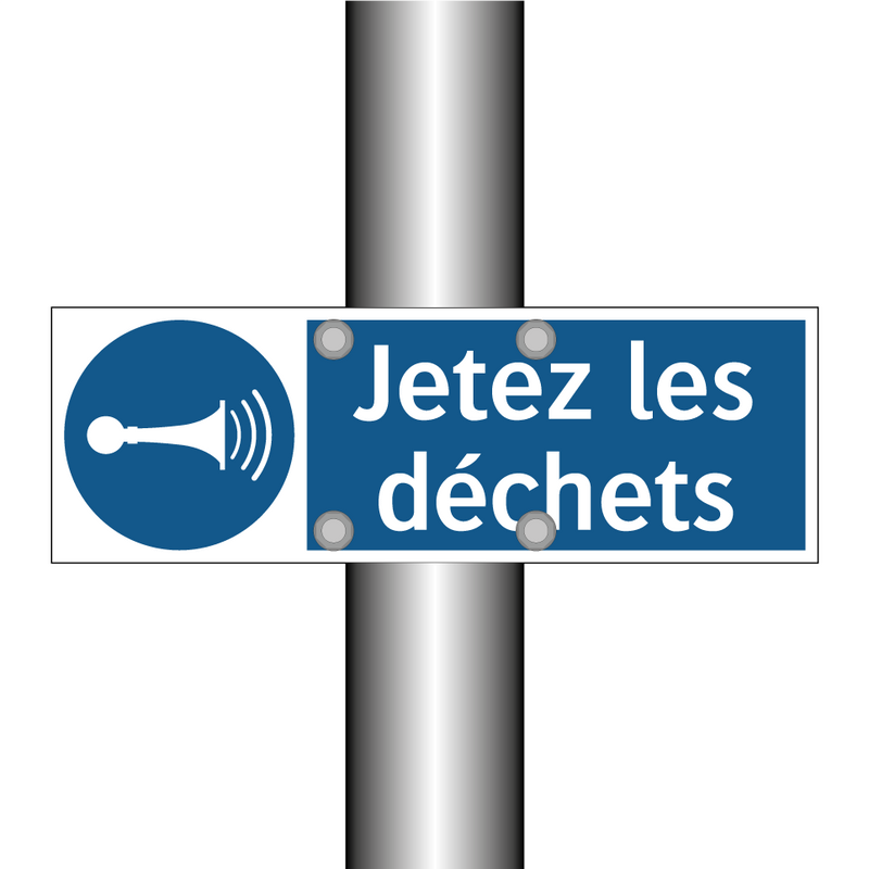 Jetez les déchets