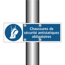 Chaussures de sécurité antistatiques obligatoires
