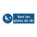 Vers les pistes de ski