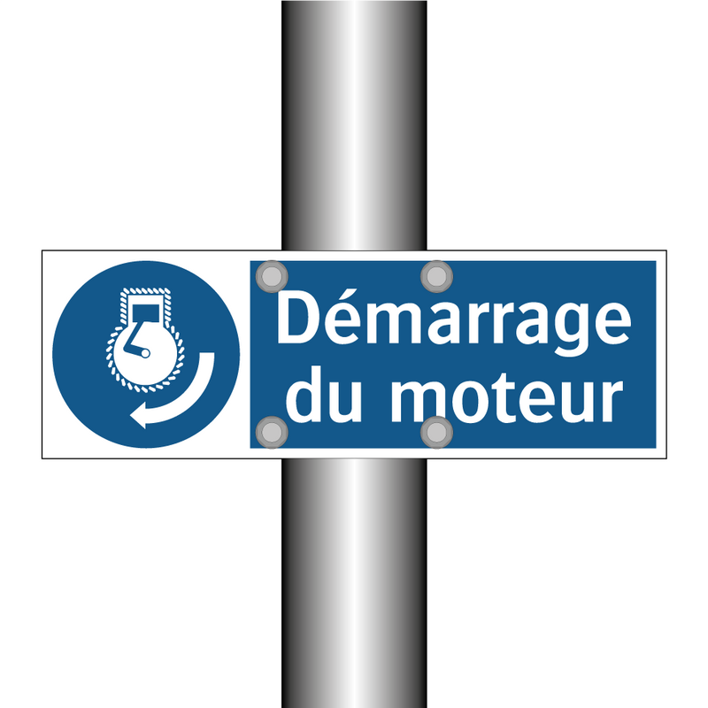 Démarrage du moteur