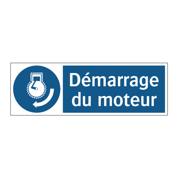 Démarrage du moteur