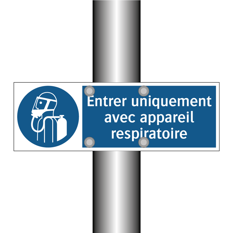 Entrer uniquement avec appareil respiratoire