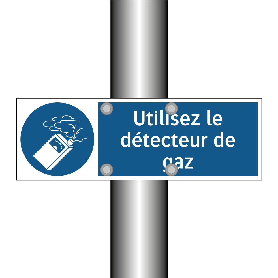 Utilisez le détecteur de gaz