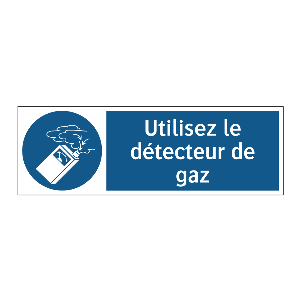 Utilisez le détecteur de gaz