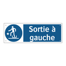 Sortie à gauche