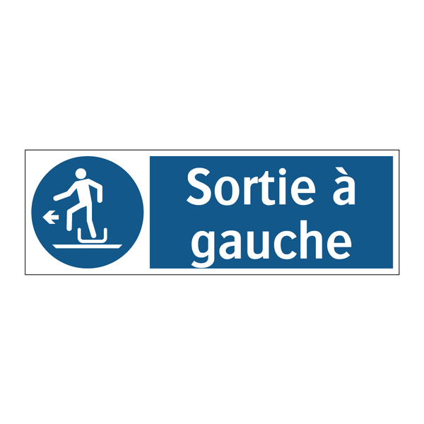 Sortie à gauche