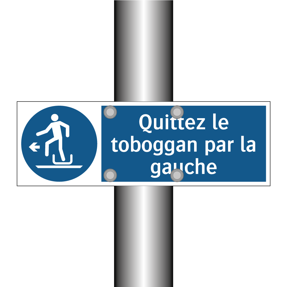 Quittez le toboggan par la gauche