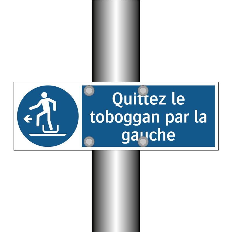 Quittez le toboggan par la gauche