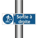 Sortie à droite