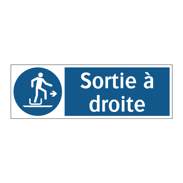 Sortie à droite