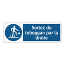 Sortez du toboggan par la droite