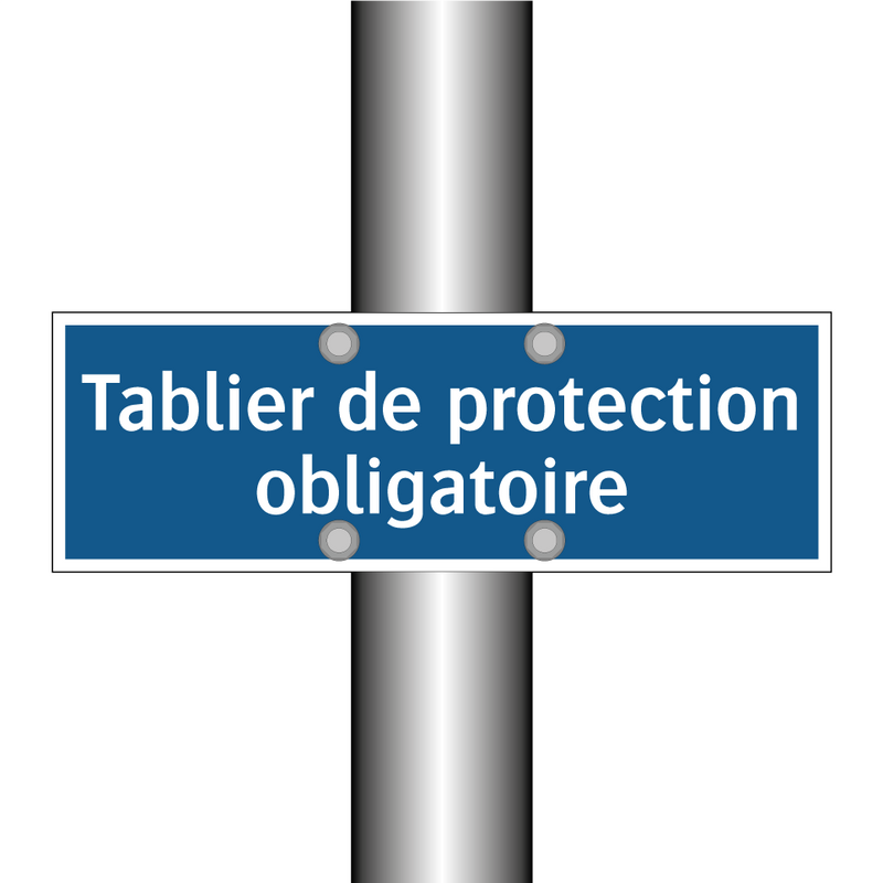 Tablier de protection obligatoire