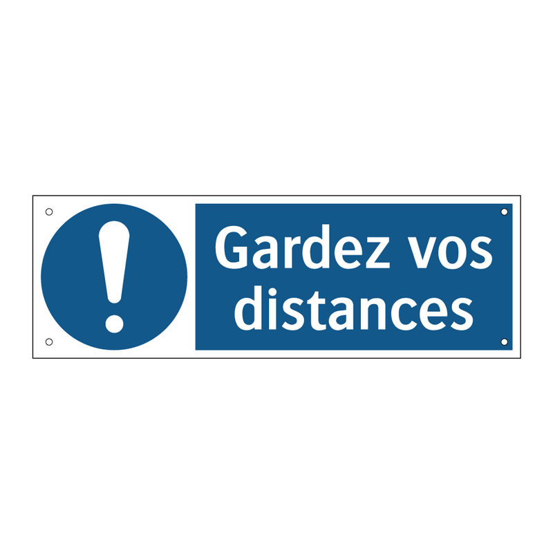 Gardez vos distances