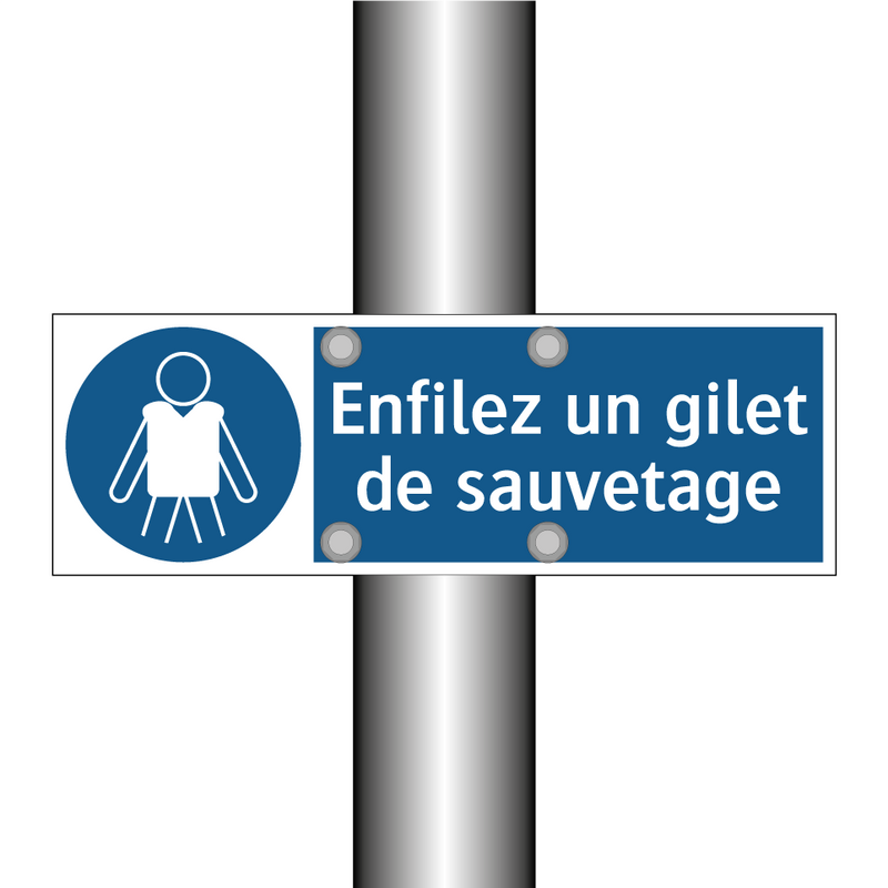 Enfilez un gilet de sauvetage