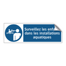 Surveillez les enfants dans les installations aquatiques