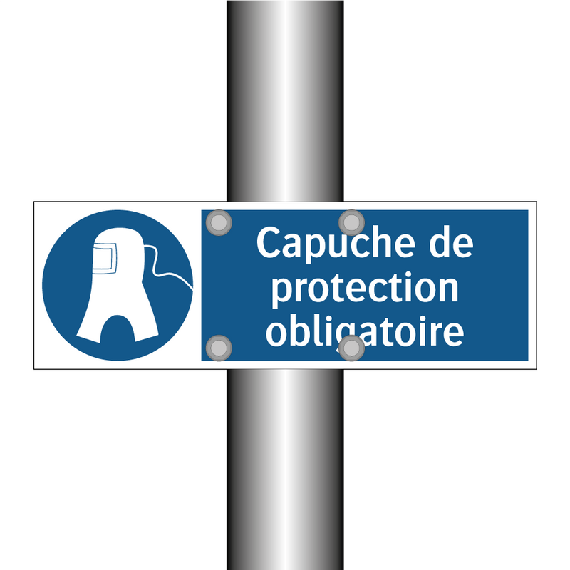 Capuche de protection obligatoire