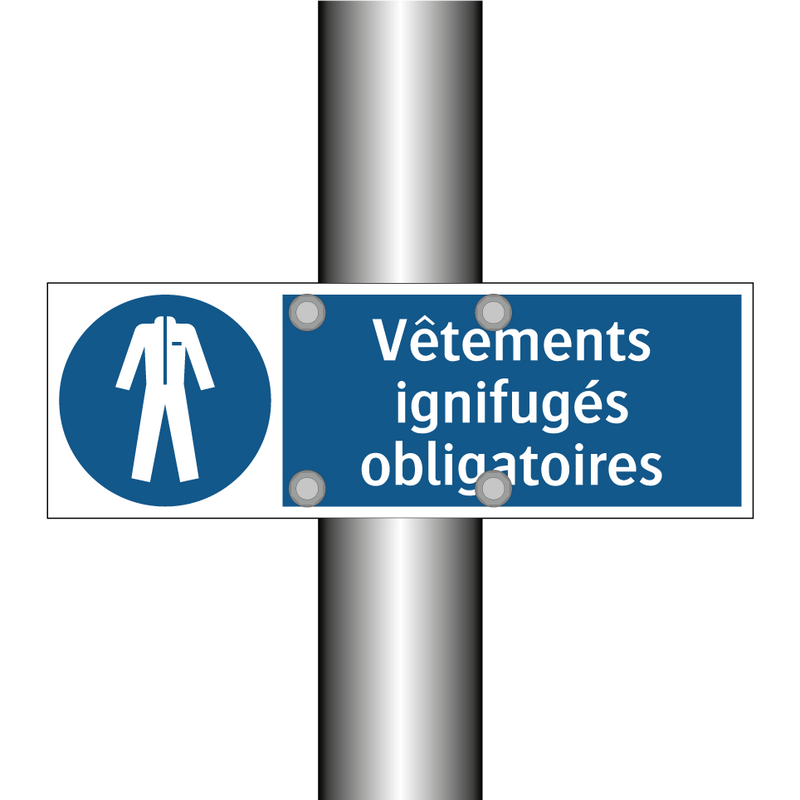Vêtements ignifugés obligatoires