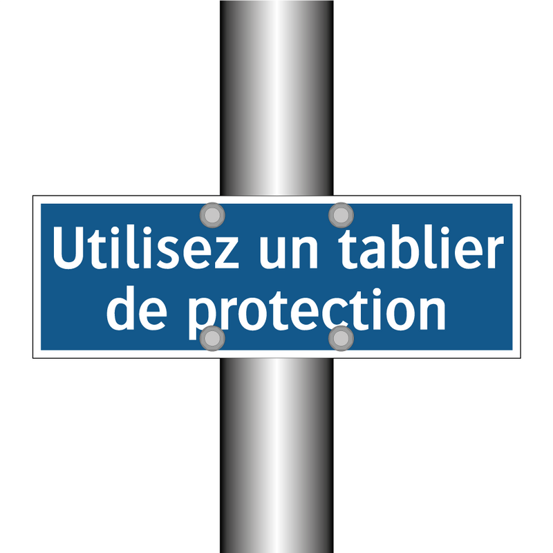 Utilisez un tablier de protection