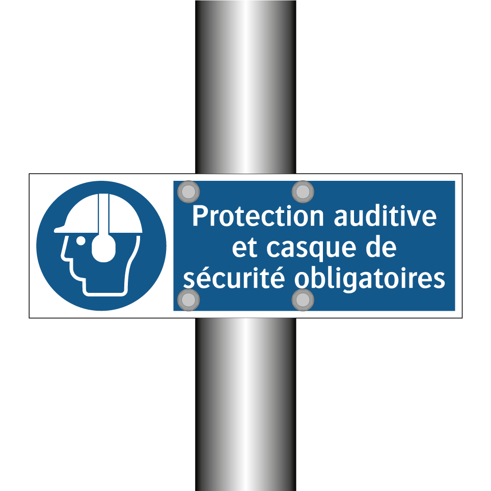 Protection auditive et casque de sécurité obligatoires