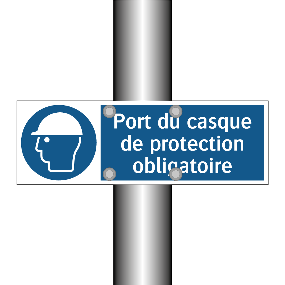Port du casque de protection obligatoire