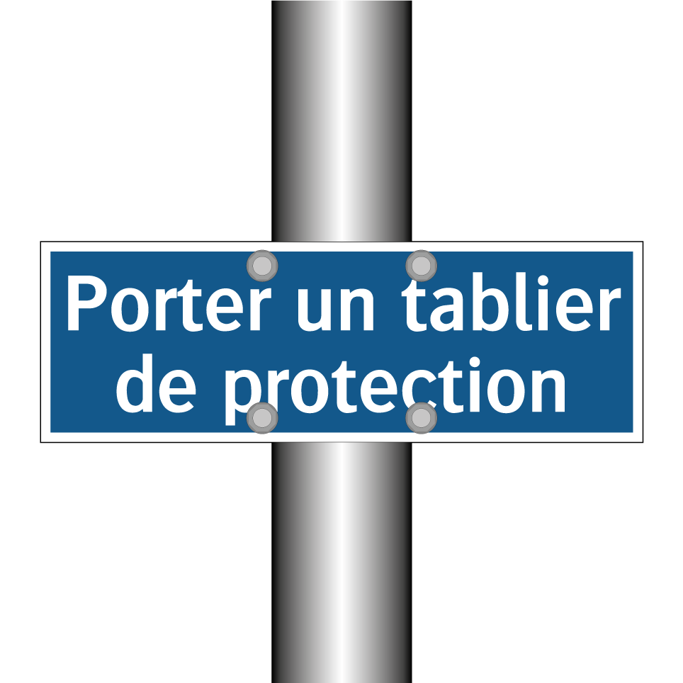 Porter un tablier de protection