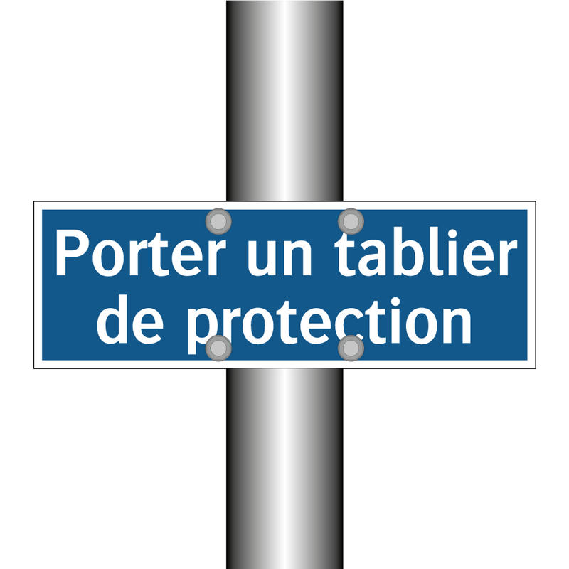 Porter un tablier de protection