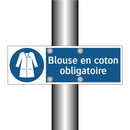 Blouse en coton obligatoire