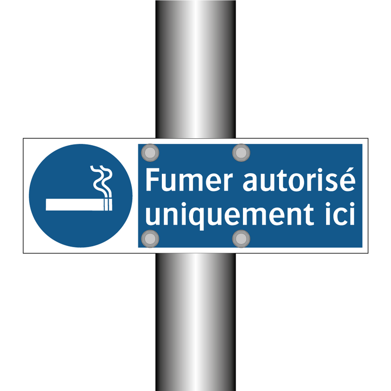 Fumer autorisé uniquement ici