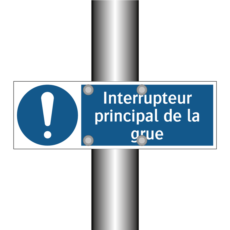 Interrupteur principal de la grue