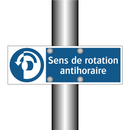 Sens de rotation antihoraire