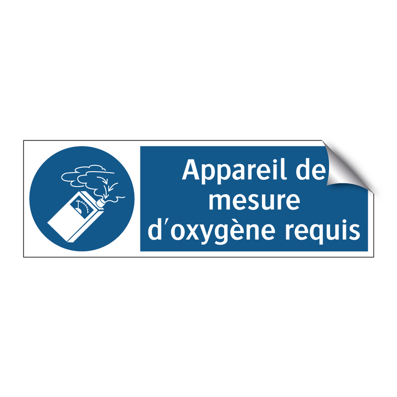 Appareil de mesure d'oxygène requis