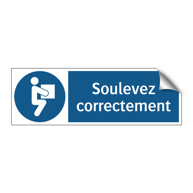 Soulevez correctement