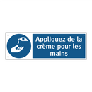 Appliquez de la crème pour les mains