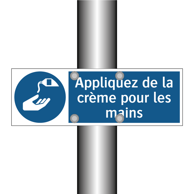 Appliquez de la crème pour les mains