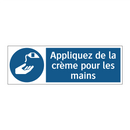 Appliquez de la crème pour les mains