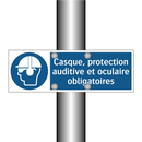 Casque, protection auditive et oculaire obligatoires