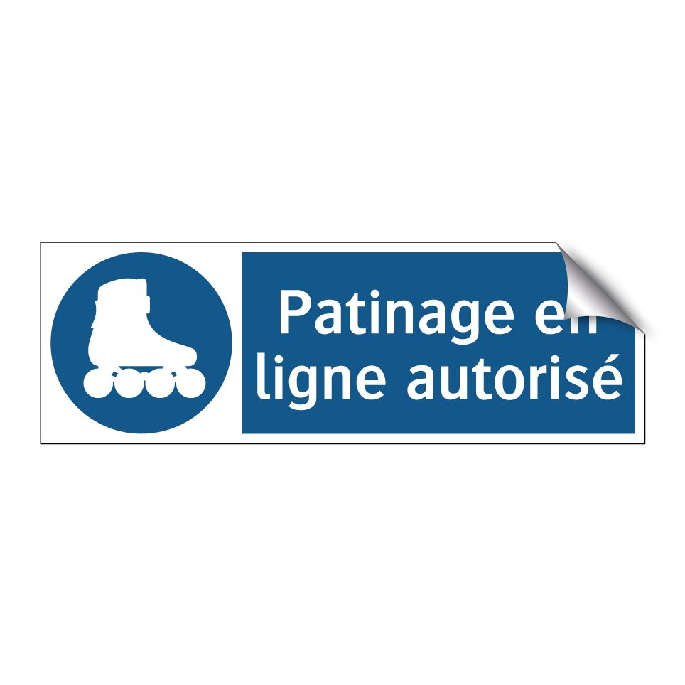 Patinage en ligne autorisé