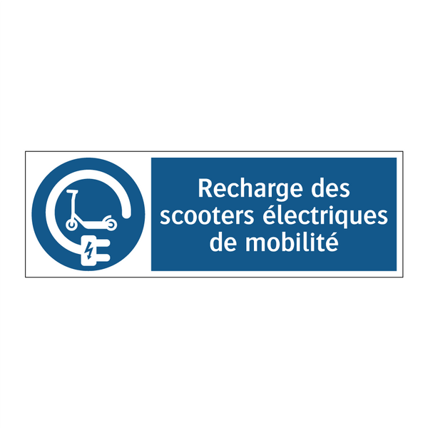 Recharge des scooters électriques de mobilité