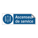 Ascenseur de service