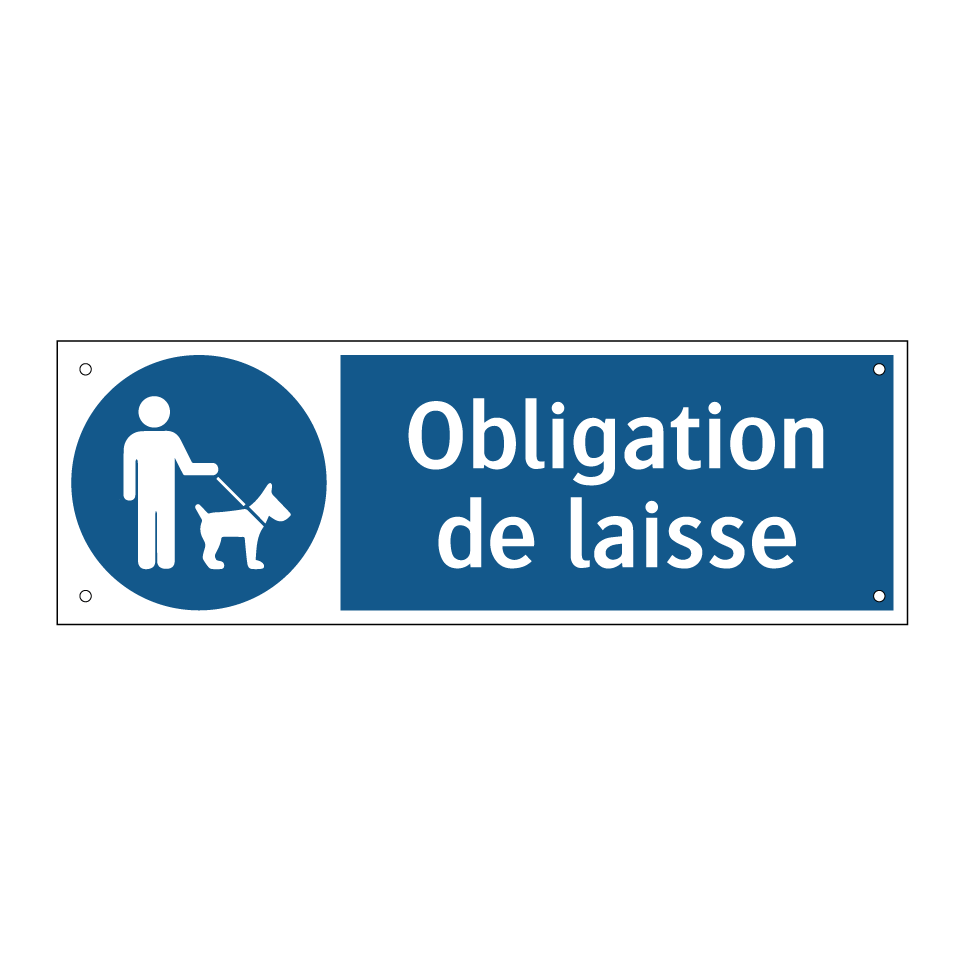 Obligation de laisse