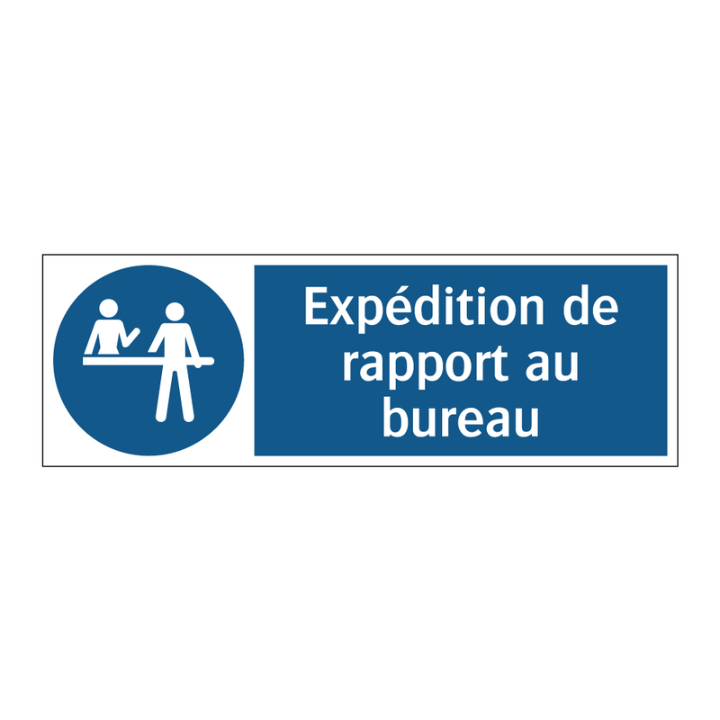 Expédition de rapport au bureau