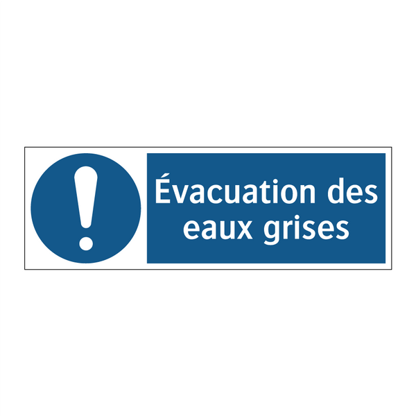 Évacuation des eaux grises
