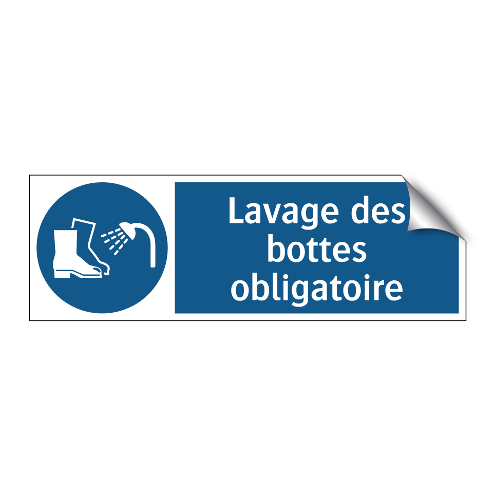 Lavage des bottes obligatoire