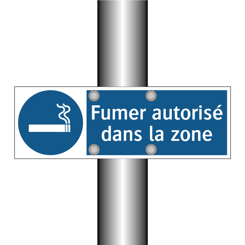 Fumer autorisé dans la zone