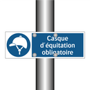Casque d'équitation obligatoire