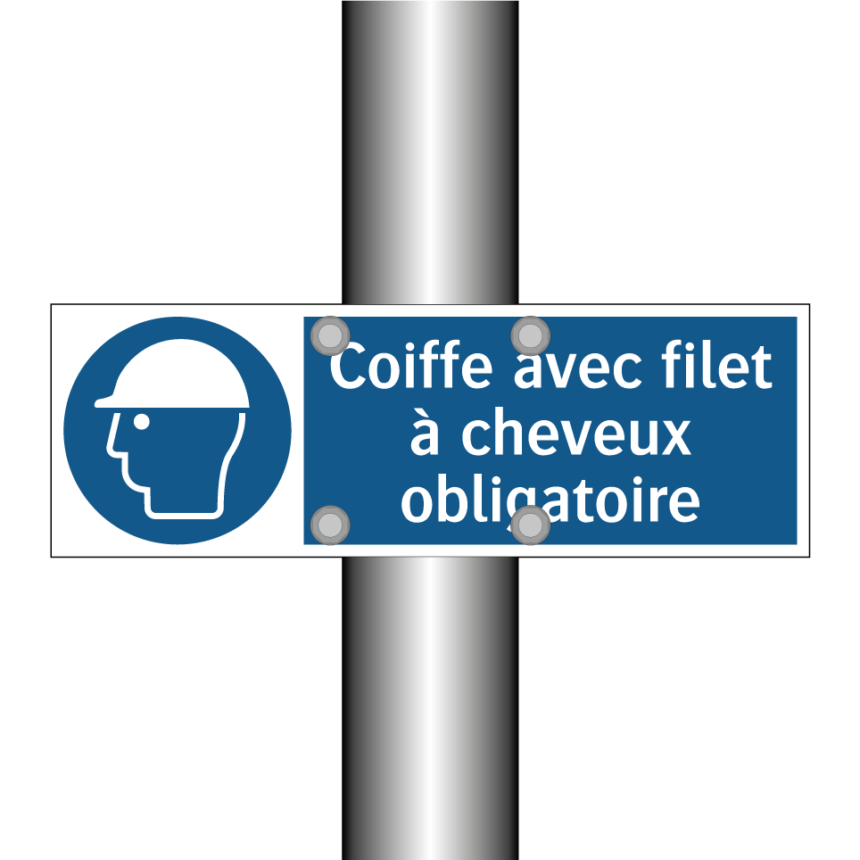 Coiffe avec filet à cheveux obligatoire
