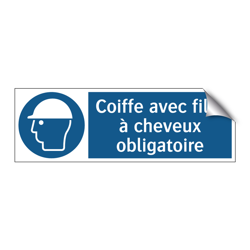 Coiffe avec filet à cheveux obligatoire