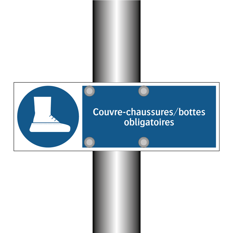Couvre-chaussures/bottes obligatoires