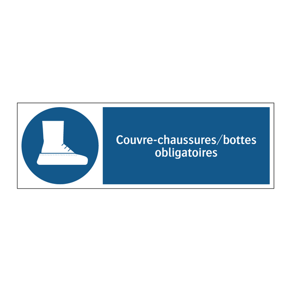 Couvre-chaussures/bottes obligatoires